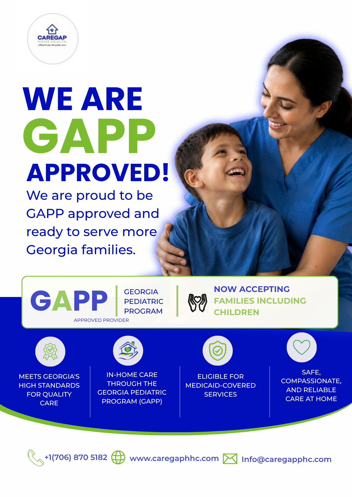 Caregap home health is GAPP approved